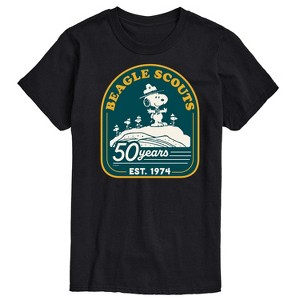 Men's - Peanuts - Fifty Years Mountain Short Sleeve Graphic T-Shirt - 1 of 4