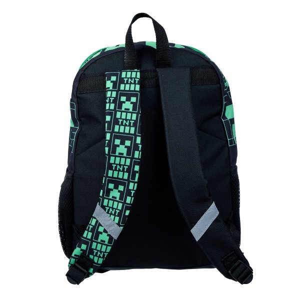 Mochila para niños de 16" de Minecraft - negra 2