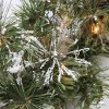 Northlight 7.5' Pre-lit Snow Mountain Pine Artificial Christmas Tree - Clear Lights - 2 of 2