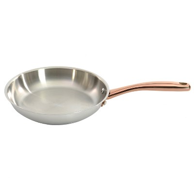 Ouro Gold 11-Piece Stainless Steel Cookware Set with Copper Handles