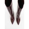 Cassandra Burgundy Pattern High‑Heel Boot (Women) | Prologue Shoes - 2 of 4