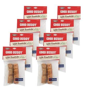 Castor & Pollux Good Buddy USA Rawhide 100% Beef Dog Chew - Case of 8/2 ct