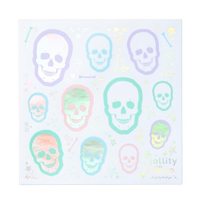 Jollity & Co. - Pastel Skull Stickers - Pack of 4 Sheets