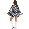 HalloweenCostumes.com Women's Shimmering Silver Queen Disco Halloween Costume | Groovy 70s-Inspired Outfit for Themed Events - 2 of 3