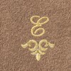 Linum Home Textiles 100% Turkish Cotton MONICA Gold Thread 2PC Embellished Washcloth Set - 3 of 3