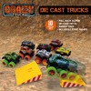 Crazy Truck Die Cast Trucks Set, 10pc Friction Cars & Stunt Ramps for Kids 3+ - 3 of 4