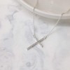 Dicksons The Calvary Cross with Jewel-Tone Accents Silver-Plated 18-Inch Pendant Necklace - 2 of 3