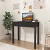 HDZNVF Multifunctional Vanity Desk with Flip-top Mirror & Storage, Makeup Table 2 Drawers & 3 Removable Organizer Boxes - 2 of 4