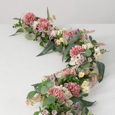 Sullivans Artificial 62" Mixed Flower Garland