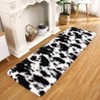 2*8 Shag Area Rug Ultra Soft Fluffy Indoor Rugs for Living Room Luxurious Thick Plush Floor Carpet Bedroom Kids’ Room Luxury Carpets Black/White - 4 of 4
