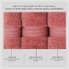 Home Weavers Elegance Essentials 550GSM 100% Cotton Zero Twist Super Absorbent Bath Towel Set - 4 of 4