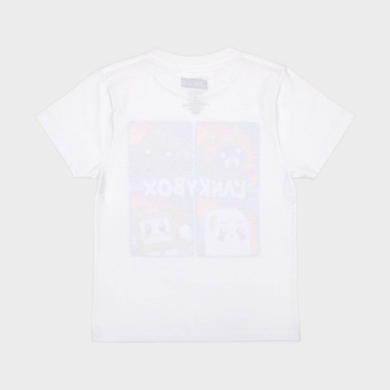 Boys&#39; Lanky Box Short Sleeve Graphic T-Shirt - White, 3 of 4