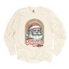 Simply Sage Market Women's Santa's Favorite Helper Long Sleeve Garment Dyed Tee - 3 of 4