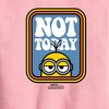 Boys' - Despicable Me Minions - Not Today Graphic Long Sleeve Fleece Sweatshirt - 2 of 3