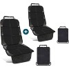 smartpeas Car Seat Protector for Children in Universal Fit -Black - 4 of 4