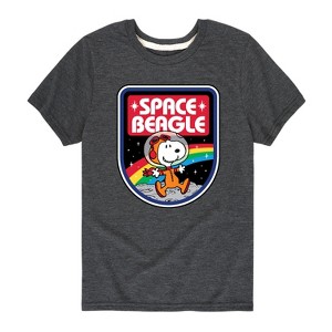 Boys' - Peanuts - Snoopy Space Beagle Short Sleeve Graphic T-Shirt - 1 of 4