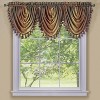 GoodGram Royal Ombre Crushed Semi Sheer Complete 6 Piece Window Curtain & Valance Set - 50 in. W x 84 in. L, Autumn - 3 of 4