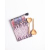 Slickblue Wooden Heart Teaspoon Pair, Hand Carved Olive Wood Coffee and Tea Spoons with Storage Pouch - 4 of 4