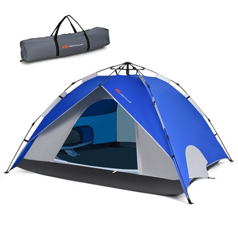 Waterproof rating outlet for tents