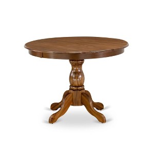 East West Furniture,Dining Room Table With Acacia Walnut Color Top - 1 of 2