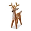Tag 7.0 Inch Wooly Reindeer Small Antlers Christmas Animal Figurines - 2 of 3
