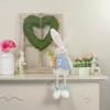 Northlight Easter Bunny Boy Rabbit with Carrot and Dangling Bead Legs Spring Figure - 22" - image 2 of 4