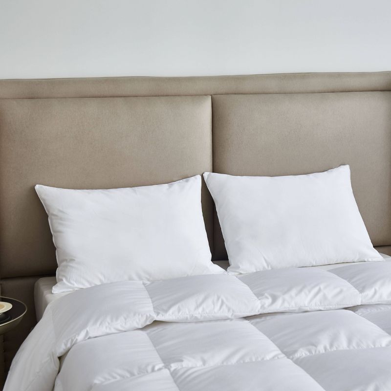 Standard/Queen 2pk Brrr Pro Cooling Down Alternative Medium Firm Bed Pillow - Kathy Ireland Home, 3 of 6