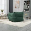 XINGHANZHENXUAN High Back Bean Bag Chair Lazy Sofa with Ottoman, Memory Foam Filled Lounger for Adults & Kids - 3 of 4