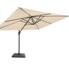 11.5x9ft Cantilever Patio Umbrella with 270g Fade-Resistant Fabric, - 2 of 4