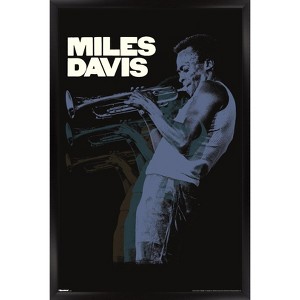 Trends International Miles Davis - Repeat Framed Wall Poster Prints - 1 of 4