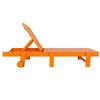 WestinTrends Malibu Adirondack Poly Reclining Chaise Lounge With Wheels - 3 of 3