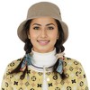 Anna-Kaci Unisex Classic Washed Denim Bucket Hat Cotton Sun Hats Outdoor Fisherman Cap for Beach, Golf, Fishing - 2 of 4