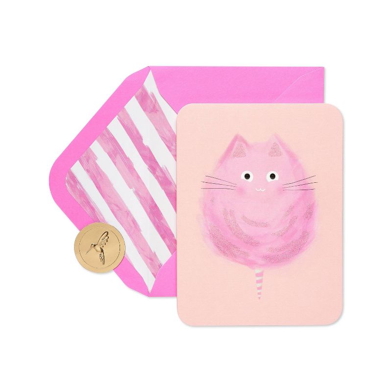 Cotton Candy Cat Card - PAPYRUS, 5 of 7