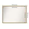Amanti Art Incline Non-Beveled Wood Framed Bathroom Vanity Wall Mirror - 3 of 4