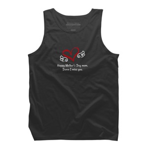 Men's Design By Humans Happy Mother's Day Miss You Mom By graceandfinn Tank Top - 1 of 2