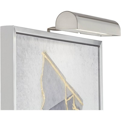 Satin Nickel 14'' Cordless LED Picture Light with Remote Control