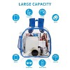Acoinel Small Clear Backpack with Padded Shoulder Straps - 4 of 4