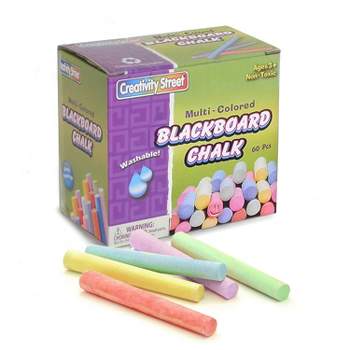 Crayola White Chalk, 18 Count Sidwalk Chalk, Chalkboard Supplies, Kids  Chalk Set, 18 Piece Chalk, 3.25 Inch Multi-colored Chalk Sticks 