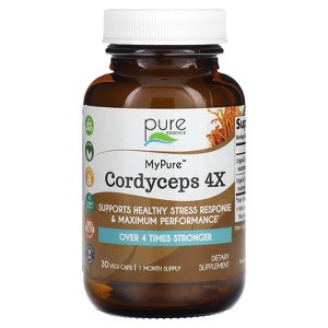 Pure Essence MyPure, Cordyceps 4X, 30 Vegi-Caps - 1 of 2