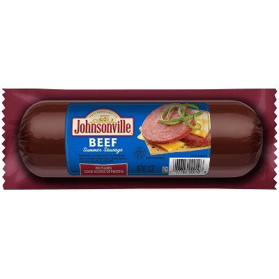 Johnsonville Beef Recipe Snack Summer Sausage - 12oz