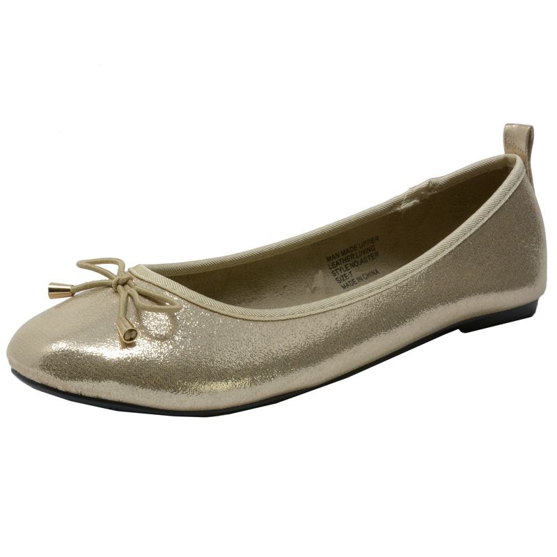 Alpine Swiss Womens Patent Leather Aster Slip On Ballet Flats, 1 of 8