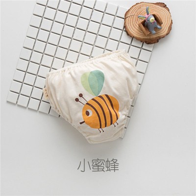 MyKids-Usa Baby Boy And Girl Cartoon Print Pattern Cotton Triangle Underwear