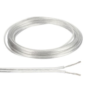 Unique Bargains Tinned Copper Insulated Heat Resistant PVC Covered 300V SPT-1 Round Wire 18AWG - 1 of 4