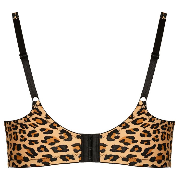 Women's Plus Size Fashion Soft Caress Bra - leopard | AVENUE, 4 of 4