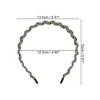 Unique Bargains Women's Fashion Elegant Mesh Fine Twist Headband 4.92" ID 1 Pc - 3 of 4