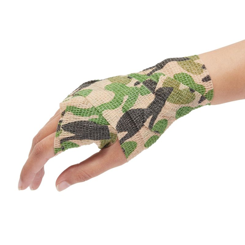 Juvale 12-Rolls Self Adhesive Bandage Wrap, Vet Tape - 2 In x 5 Yds Elastic Wrap Tape for Injuries, Athletics (Camo Designs), 3 of 8
