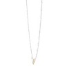 Silpada 'Pagosa' Circle Linking Station Necklace in Sterling Silver and 14K Gold Plating - 2 of 4