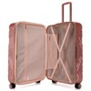 Badgley Mischka Contour Expandable Hardside Checked 3pc Luggage Set - 2 of 4