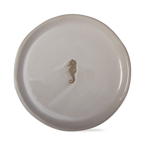 tagltd Seashore Seahorse Appetizer Plate Dinnerware Serving Plates - image 1 of 2