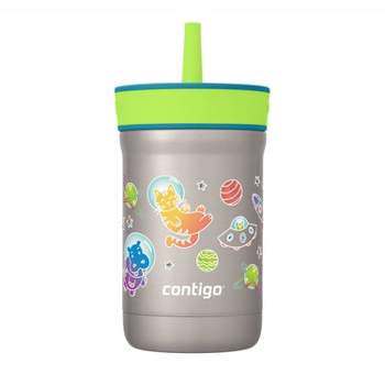 Contigo Kids 14 oz Jessie Water Bottle w/ Autopop Lid - Pineapple Trash Pandas